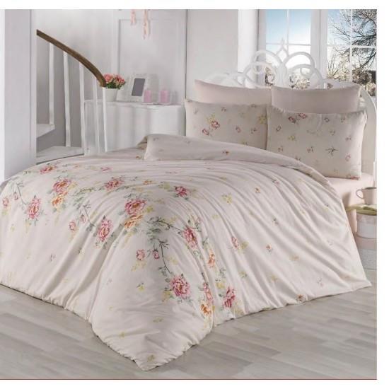 Dowry Land Polly Believe Double Duvet Cover Set Salmon