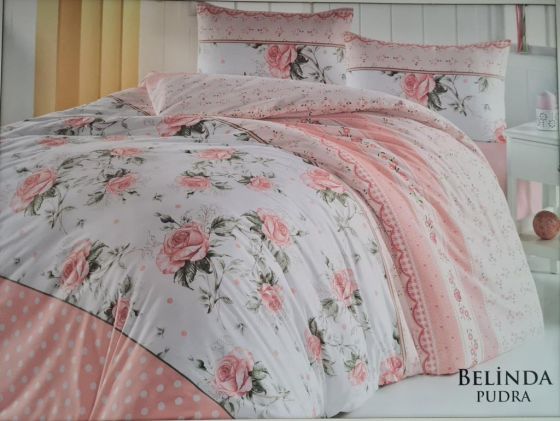 Polly Belinda Double Duvet Cover Set Powder