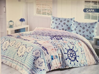 Çeyiz Diyarı - Dowry Land Polly Anchor Single Duvet Cover Set Çeyiz Diyarı - Dowry Land Polly Anchor Single Duvet Cover Set