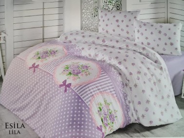 Çeyiz Diyarı - Dowry Land Polly Esila Double Duvet Cover Set Lilac Çeyiz Diyarı - Dowry Land Polly Esila Double Duvet Cover Set Lilac