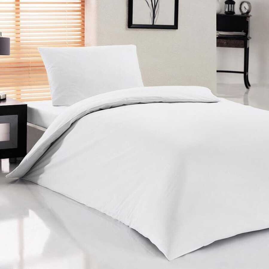  Dowry World Pure Single Duvet Cover Set White - Thumbnail