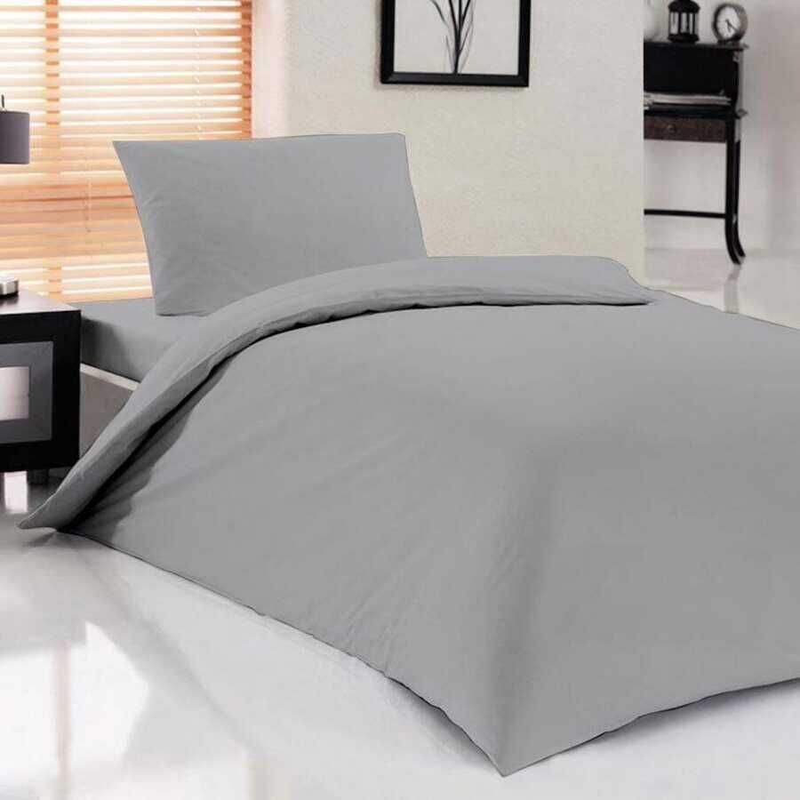  Dowry World Pure Single Duvet Cover Set Gray