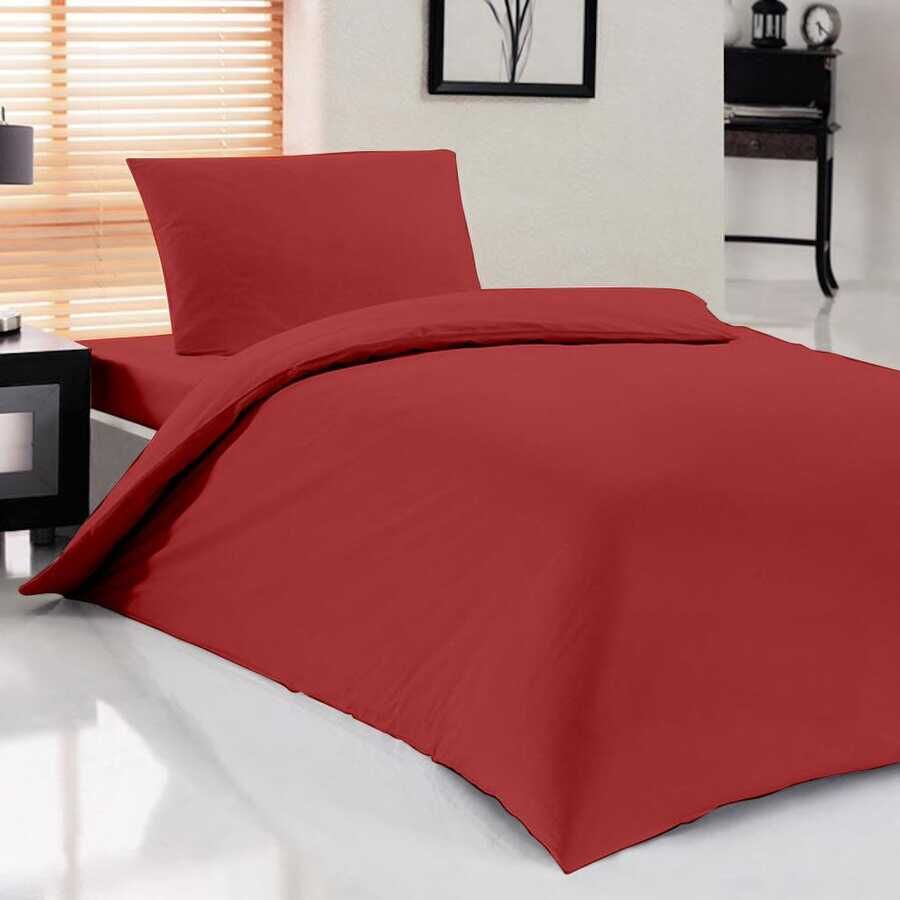  Dowry World Pure Single Duvet Cover Set Red