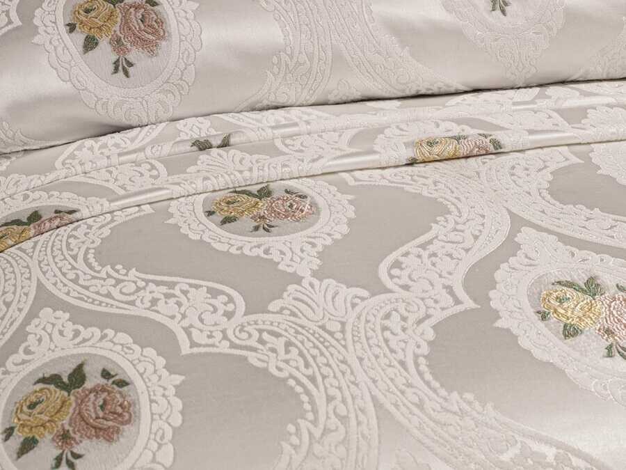 Rose Bedspread Cream - Thumbnail