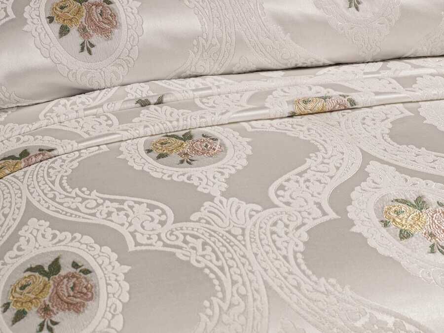 Rose Bedspread Cream