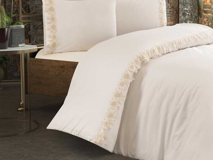 Dowry Land Dream Duvet Cover Set Cream - Thumbnail