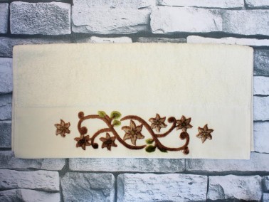 Dowry World Cluster Embroidered Dowry Towel - Cream
- Thumbnail