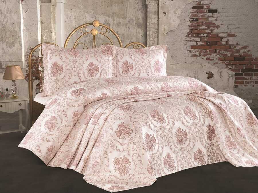 Dowry World Samara Bedspread Powder