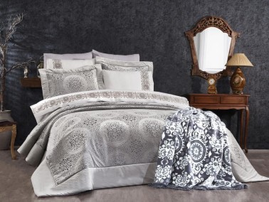 Çeyiz Diyarı - Dowry Land Sevilla 3-Piece Bedspread Set Gray Çeyiz Diyarı - Dowry Land Sevilla 3-Piece Bedspread Set Gray
