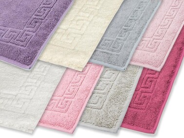 Dowry World Soft Cotton Foot Towel -> Beige - Thumbnail