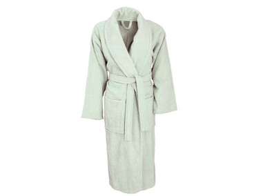 Dowry World - روب حمام من القطن الناعم حجم كبير باللون النعناع Dowry World - روب حمام من القطن الناعم حجم كبير باللون النعناع