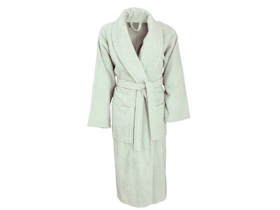 Dowry World Soft Cotton Plus Size Bathrobe Mint