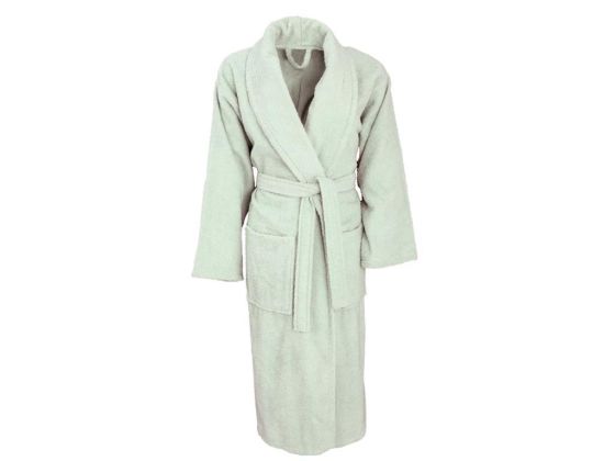 Dowry World Soft Cotton Single Bathrobe Mint