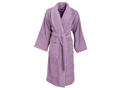 Çeyiz Diyarı - Dowry World Soft Cotton Single Bathrobe Purple Çeyiz Diyarı - Dowry World Soft Cotton Single Bathrobe Purple