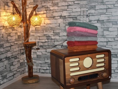 Dowry World Soft Pastel Cotton 2 Pcs Bath Towel Set - Thumbnail