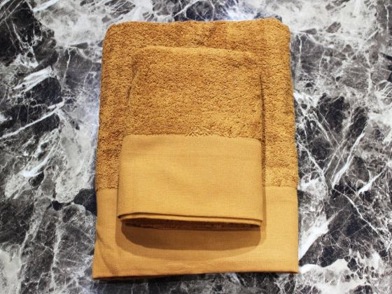Dowry World Soft Pastel Cotton 2 Pcs Bath Towel Set
