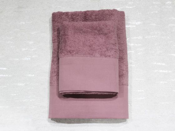 Dowry World Soft Pastel Cotton 2 Pcs Bath Towel Set