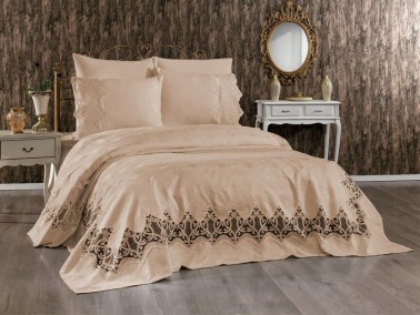 Dowry Land Stella Double Pique Set Beige - Thumbnail