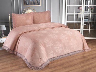 Dowry World - Sumbul Double Bedspread Powder Dowry World - Sumbul Double Bedspread Powder