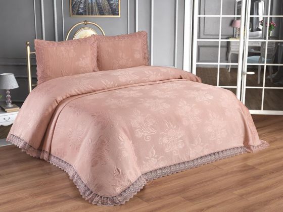 Sumbul Double Bedspread Powder