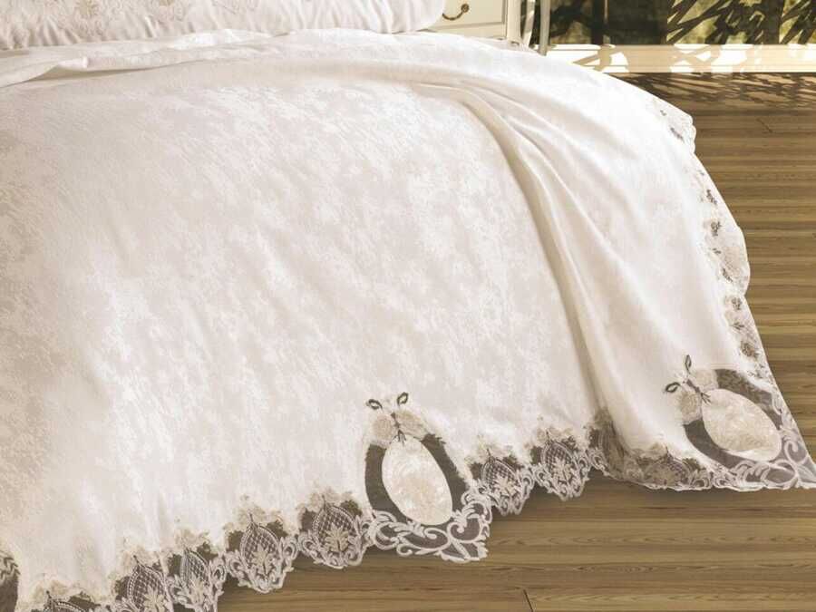 Dowry Land Tulip Bridal Set 7 Pieces Cream