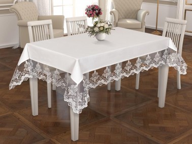 Dowry World - Dowry World Zerda Table Cloth Ceam Dowry World - Dowry World Zerda Table Cloth Ceam