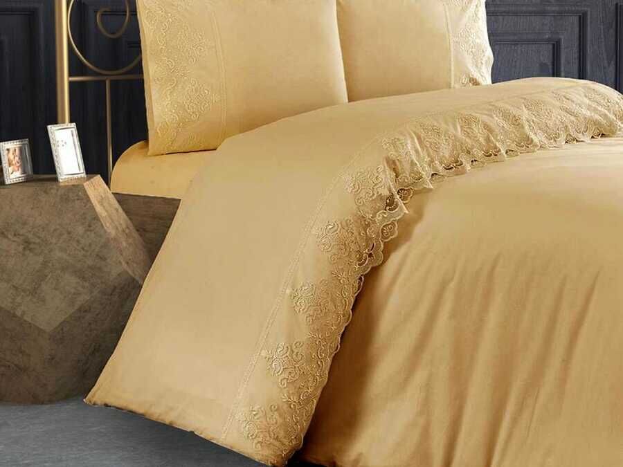 Dowry Land Zerda Duvet Cover Set Cappucino