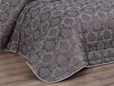 Dowry World Almeda Double Bedspread Anthracite - Thumbnail