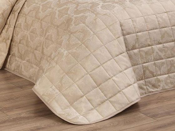 Dowry World Almeda Double Bedspread Cappucino