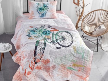 Çeyiz Diyarı - Dowry World Carry Quilted Single Bedspread White Çeyiz Diyarı - Dowry World Carry Quilted Single Bedspread White