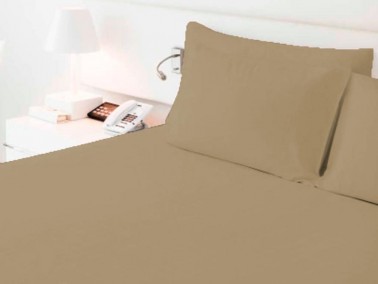 Dowry World - Dowry World Daily Double Elastic Bed Sheet Set Brown Dowry World - Dowry World Daily Double Elastic Bed Sheet Set Brown