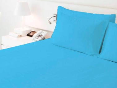 Dowry World - Dowry World Daily Double Elastic Bed Sheet Set Turquoise Dowry World - Dowry World Daily Double Elastic Bed Sheet Set Turquoise
