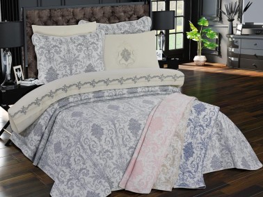 Çeyiz Diyarı - Dowry Damaks 7 Piece Bridal Set Gray Çeyiz Diyarı - Dowry Damaks 7 Piece Bridal Set Gray