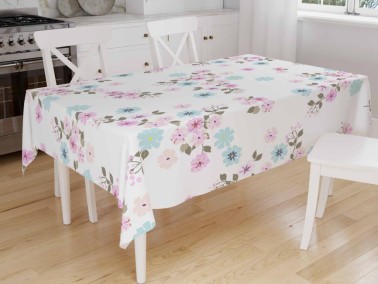 Çeyiz Diyarı - Dowry World Digital Printing Duvel Table Cloth White