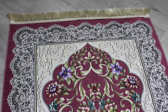 Dowry World İnaviç Woven Prayer's Rug - Plum