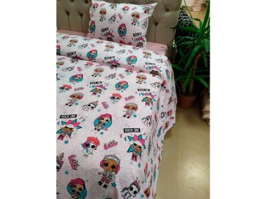 Dowry World LOL Single Duvet Cover Set - Powder - Thumbnail