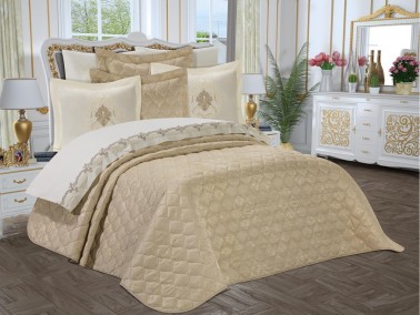 Çeyiz Diyarı - Dowry Oskar 9 Piece Bridal Set Beige Çeyiz Diyarı - Dowry Oskar 9 Piece Bridal Set Beige