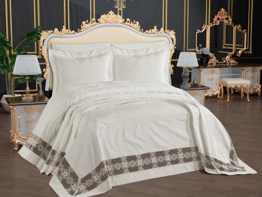 Çeyiz Diyarı - Dowry World Sofia 6 Piece Pique Set Cream