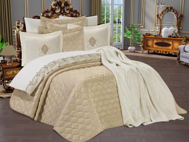 Çeyiz Diyarı - Dowery Zeugma 10 Piece Bridal Set Beige Çeyiz Diyarı - Dowery Zeugma 10 Piece Bridal Set Beige