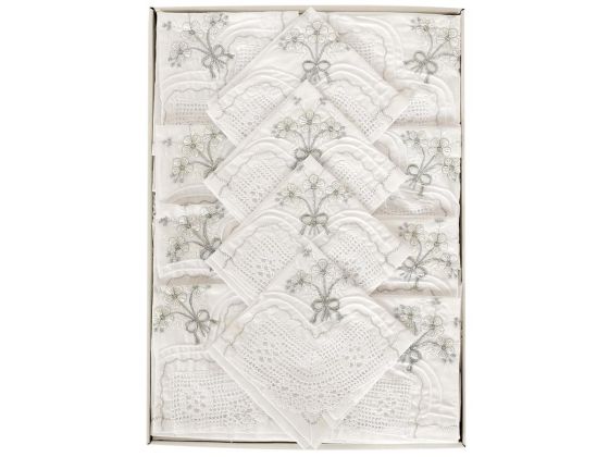 Clove Handmade Laced Kitchen Set Silver