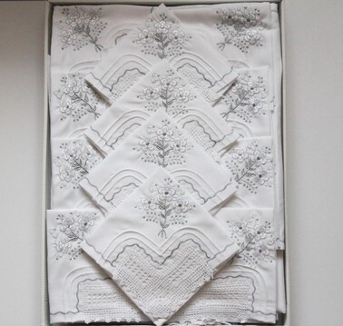 Dowry World - Handmade Laced Kitchen Set Silver Dowry World - Handmade Laced Kitchen Set Silver