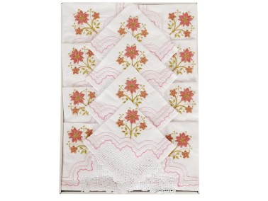  Dowry Craft Lace Kitchen Set Wind Pink Gold - Thumbnail
