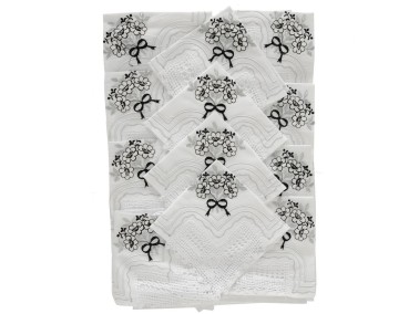 Çeyiz Diyarı - Shine Handmade Laced Kitchen Set Black Çeyiz Diyarı - Shine Handmade Laced Kitchen Set Black