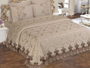 Çeyiz Diyarı - Dowry Bridal Set Dubai 7 Pieces Cappucino Çeyiz Diyarı - Dowry Bridal Set Dubai 7 Pieces Cappucino