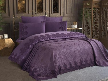 Çeyiz Diyarı - Dowry Bridal Set Dubai 7 Pieces Plum Çeyiz Diyarı - Dowry Bridal Set Dubai 7 Pieces Plum