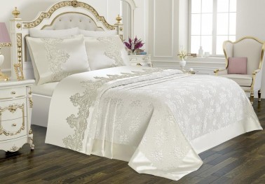 Dowry World - Dowry Bridal Set Dubai Plain 7 Pieces Cream Dowry World - Dowry Bridal Set Dubai Plain 7 Pieces Cream