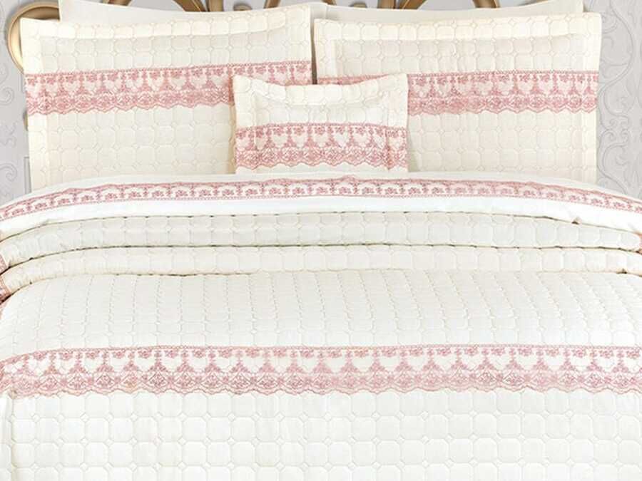 Dowry Quilted Bedspread Lara Cream