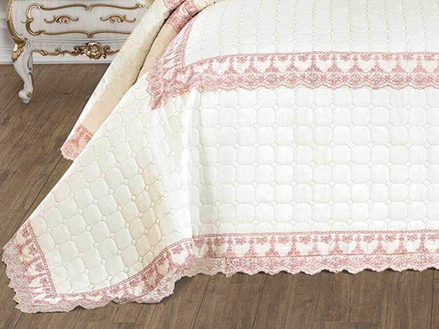 Dowry Quilted Bedspread Lara Cream