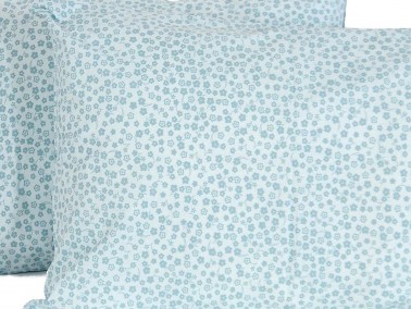 Floral 2 pcs Pillowcase Blue - Thumbnail