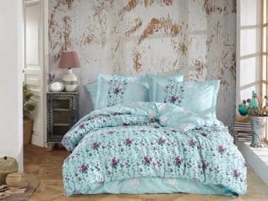 Hobby - Claudia Double Duvet Cover Set Turquoise Hobby - Claudia Double Duvet Cover Set Turquoise